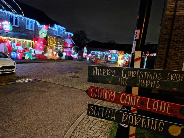 Jim Jam's Catering has created a winter wonderland in Fairfields, High Street, Tarring, to raise money for the A&E department at Worthing Hospital