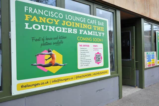 Francisco Lounge in Haywards Heath is set to open on Wednesday, October 19, and will be at 90/92 South Road (photographed last week)