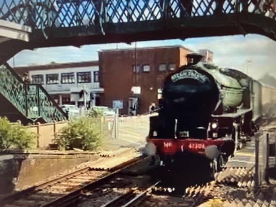 The 61306 Mayflower arrives at Chichester railway station