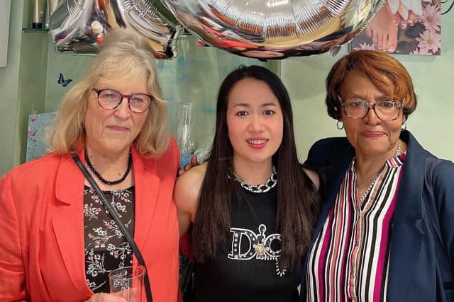 Hanh Do (middle) has run Divine Nails in Eastbourne for 15 years