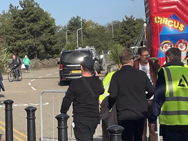 James Corden spotted filming new show in Eastbourne