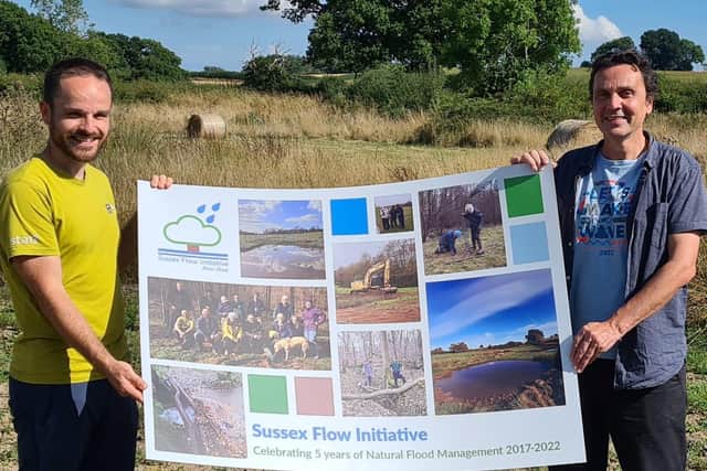 The Sussex Flow Initiative (SFI) is a natural flood management project that works with the environment to reduce flood risk within the catchment area of the River Ouse.