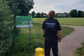 Eastbourne Police have conducted a number of patrols to help deter drug use and prevent crime in the town. Pic by Eastbourne Police