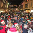 Chichester Christmas lights switch on. Photo by Derek Martin Photography and Art.