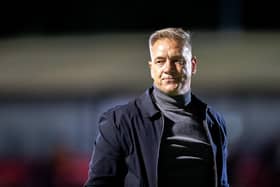 Crawley Town boss Scott Lindsey is preparing for a tough game against Harrogate Town at the Broadfield Stadium on Saturday. Picture: Eva Gilbert