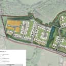 Indicative layout of East Hoathly development
