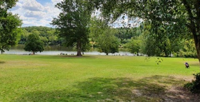 A large park with a lake, nature center, and adventure playground. Dogs are welcome on leads