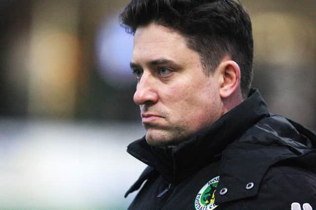 Dominic Di Paola is looking forward to returning to home comforts after a ‘pretty tough two-and-a-half weeks’ for Horsham FC. Picture by Derek Martin Photography and Art