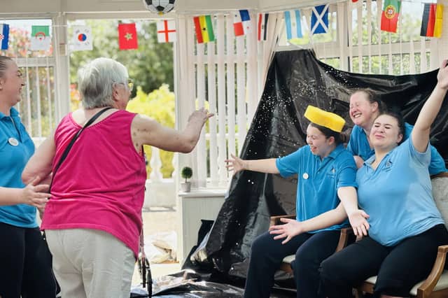 Staff created a simple, fun way to beat the heat