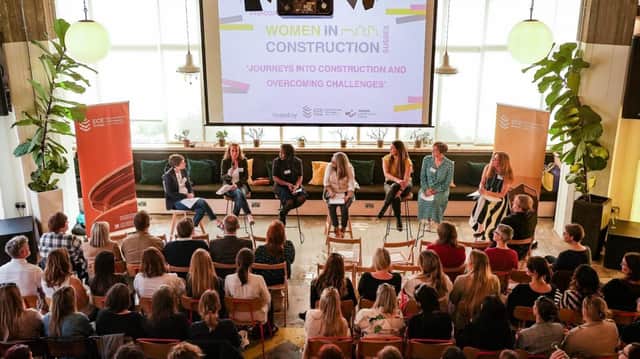 Women in Construction Sussex had a panel discussing the topic 'Journeys into construction and overcoming challenges' attended by over 115 people.