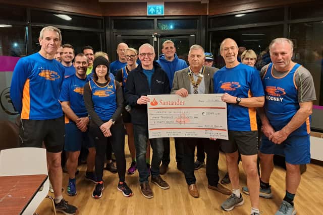 Tone Zone Runners hand their 10k proceeds to the Frame of Mind charity