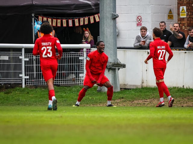 Action from Eastbourne Borough's brilliant 5-2 win away at Dover Athletic in the National League South