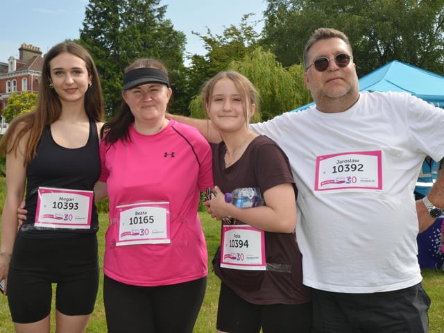 Hastings Race for Life 2023 in Alexandra Park.