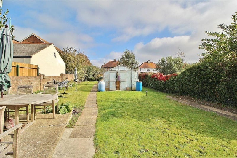 This end-terrace, three-bedroom 1930s house with large back garden is within a popular school catchment area in Worthing. It has just come on the market with Michael Jones Estate Agents at £485,000.