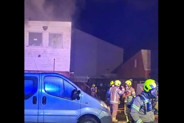 Fire crews were called to reports of an incident at Arunside Industrial Estate in Littlehampton. Photo: Sussex News and Pictures