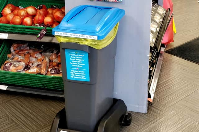 Southern Co-op has announced that it now has soft plastics recycling bins in all 11 of its East Sussex stores and in 17 of its West Sussex stores