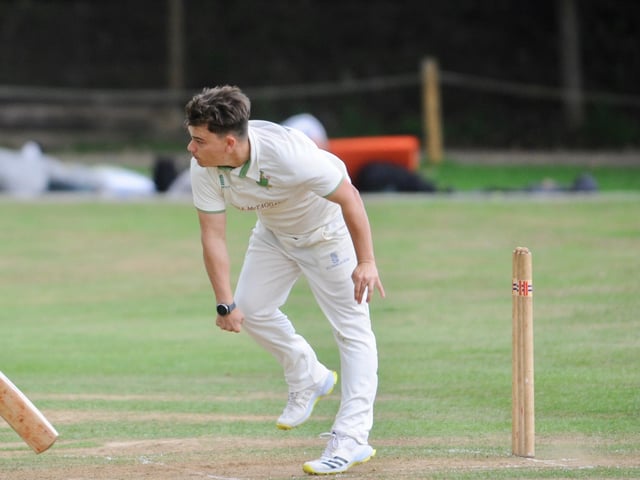 Action from Findon CC's Sussex League division two clash with Burgess Hill