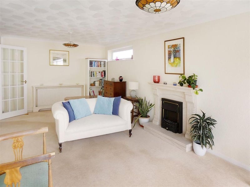 This superb two-bedroom, detached bungalow on the South Beaumont Park development is offered for sale with no onward chain through Glyn Jones, priced at £550,000.