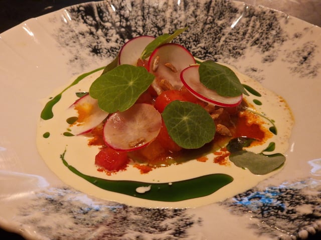 Watermelon ceviche