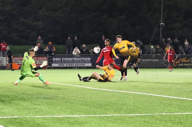 Worthing take on Littlehampton Town in the Sussex Senior Cup