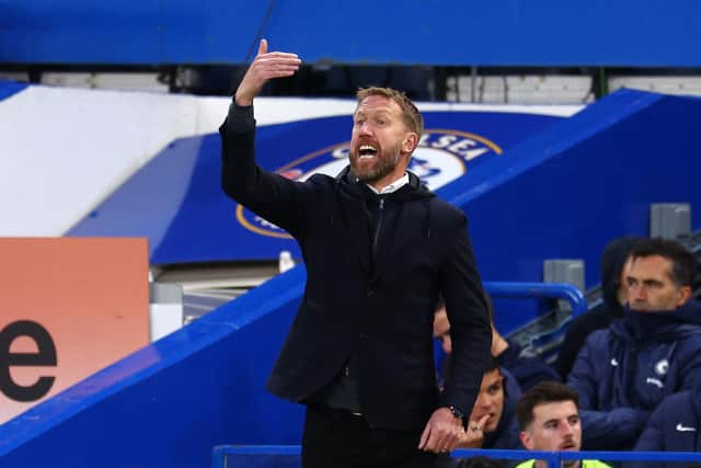 The former Brighton manager was relived of his duties at Stamford Bridge on Sunday evening (April 2), following a 2-0 home defeat to Aston Villa. (Photo by Clive Rose/Getty Images)