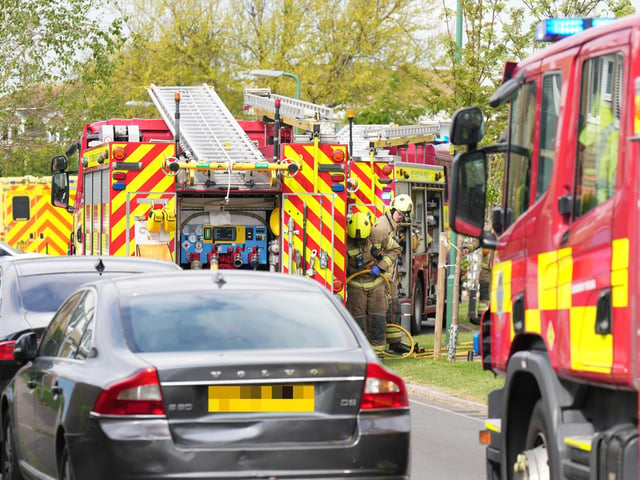 A person rescued from a property fire in Rustington is in a ‘serious condition’, according to emergency services