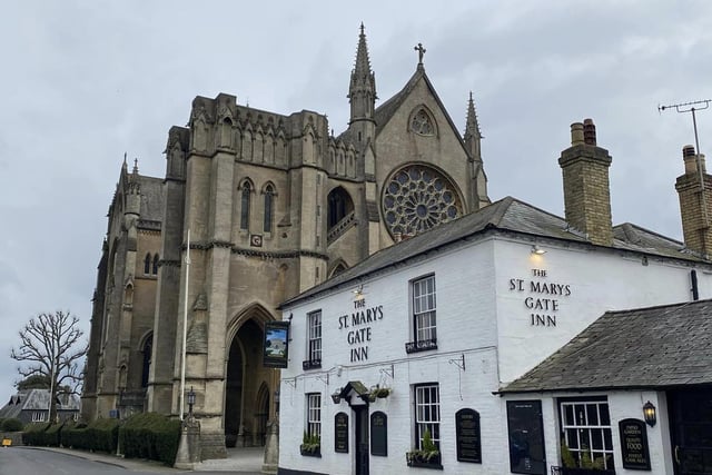 St Mary’s Gate in Arundel – which is celebrating its 500th birthday next year.