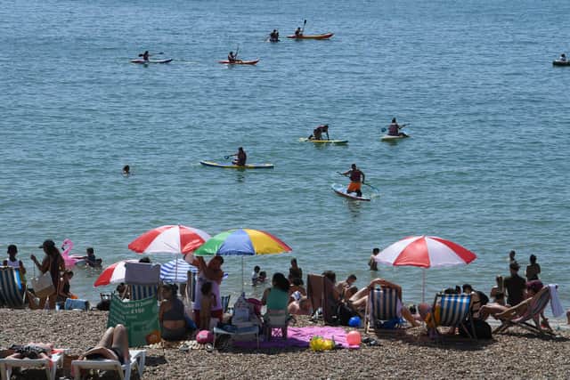 The UK Health Security Agency (UKHSA) and the Met Office have issued a yellow heat-health alert (HHA) alert for the South East. Picture by Mike Hewitt/Getty Images