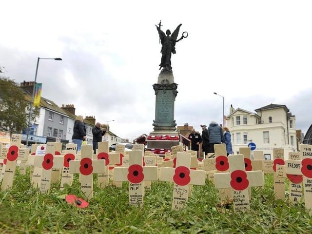 Eastbourne's usual remembrance service will take place next year, with multiple parades and a two-minute silence at 11am.
