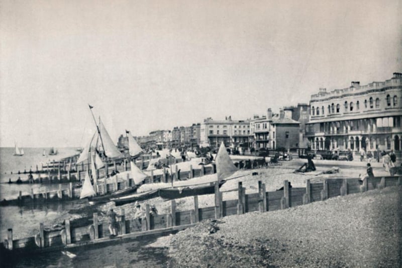 A general view of Worthing from 1895.