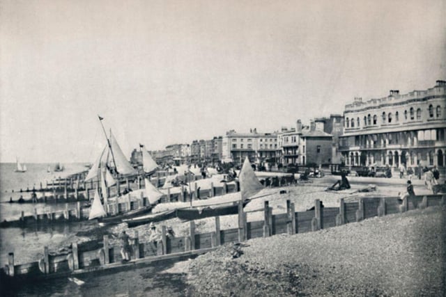 A general view of Worthing from 1895.