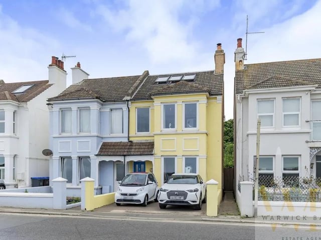 Five bed semi-detached house, three baths and three receptions - £599,950.