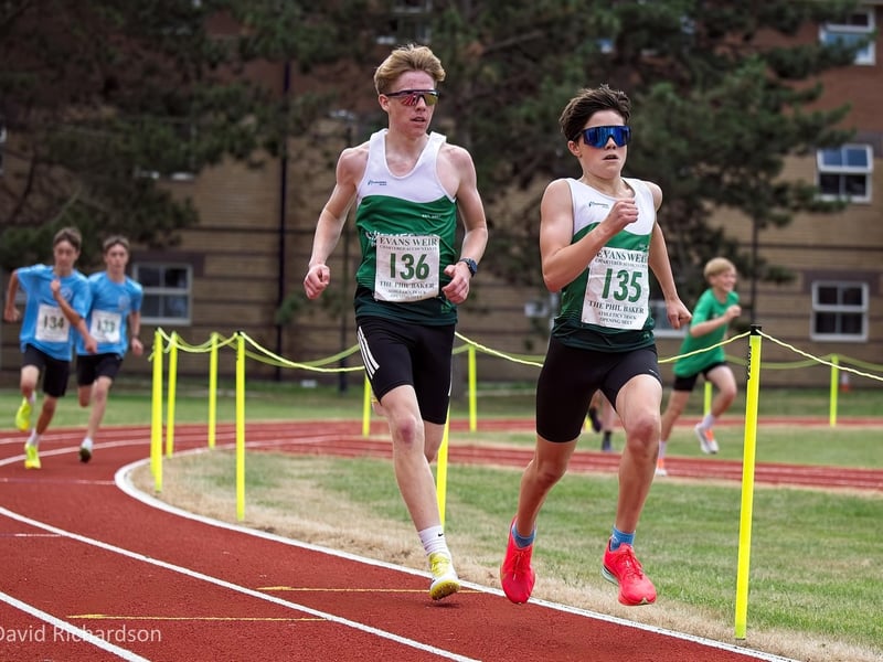 The opening of the Phil Baker Athletics Track at Chichester College