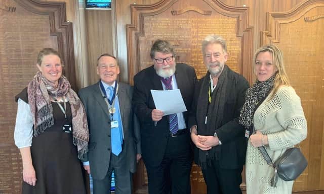 Local campaigners Mark Slater from Barcombe and Charlotte Keenan from Newick presented the petition at Tuesday’s East Sussex County Council meeting.