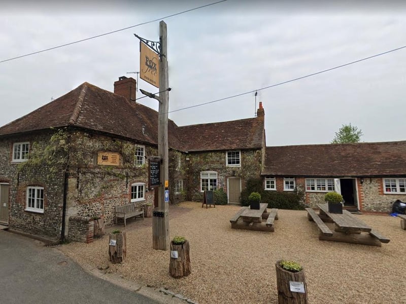The Fox Goes Free at Charlton, near Chichester, is a 400-year-old pub with great views of South Downs from its garden.