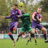 Eastbourne Borough in FA Trophy action at Leatherhead | Picture by Nick Redman