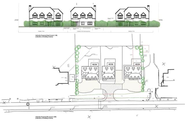 What the proposed homes in Coldharbour Road, Hailsham, could potentially look like. Picture from Wealden District Council