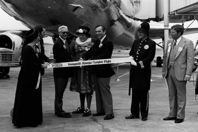 Delta Air Lines is celebrating 45 years of service from the US to the UK with a look back and a look forward