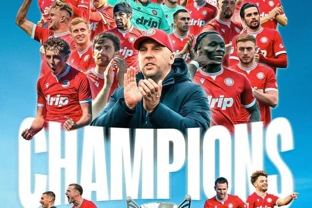 Worthing are champions! Image via Worthing FC social media