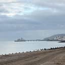 Starting on Monday, April 29, contractors for Eastbourne Borough Council have started on maintenance and repair work at the beach, focusing on Fisherman’s Green, Langney Point, Holywell and the steps east of the Banstand. Picture: Eastbourne Borough Council