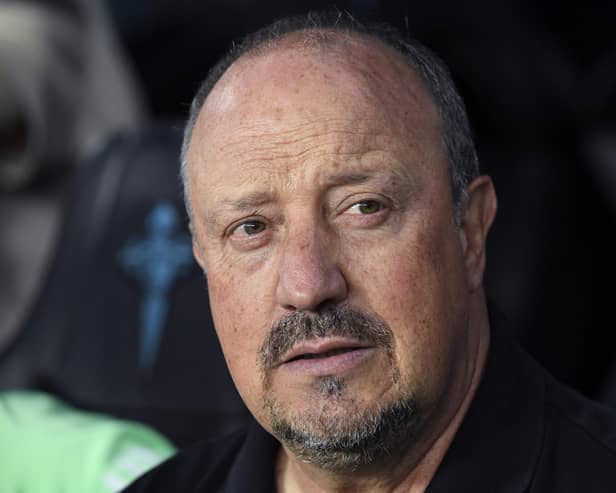 Struggling Celta Vigo manager Rafael Benítez has bizarrely claimed his side are ‘ahead of Manchester City and Brighton’ – despite the Galician outfit sitting third-from-bottom in LaLiga. Picture by MIGUEL RIOPA/AFP via Getty Images