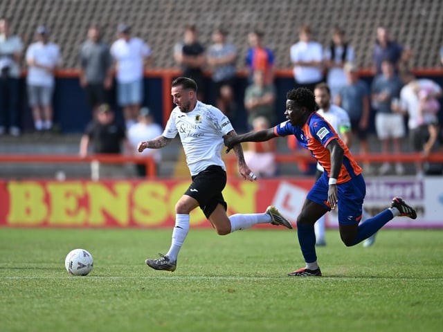 Horsham FC moved up to second in the National League South with a hard-fought 2-1 win at Braintree Town
