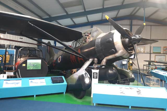 Lysander aircraft at Tangmere Military Aviation Museum