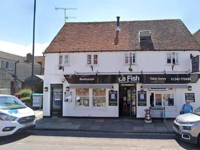 LA Fish, 110 The Hornet, Chichester PO19 7JR England+44 1243 775454 (credit Google Images)