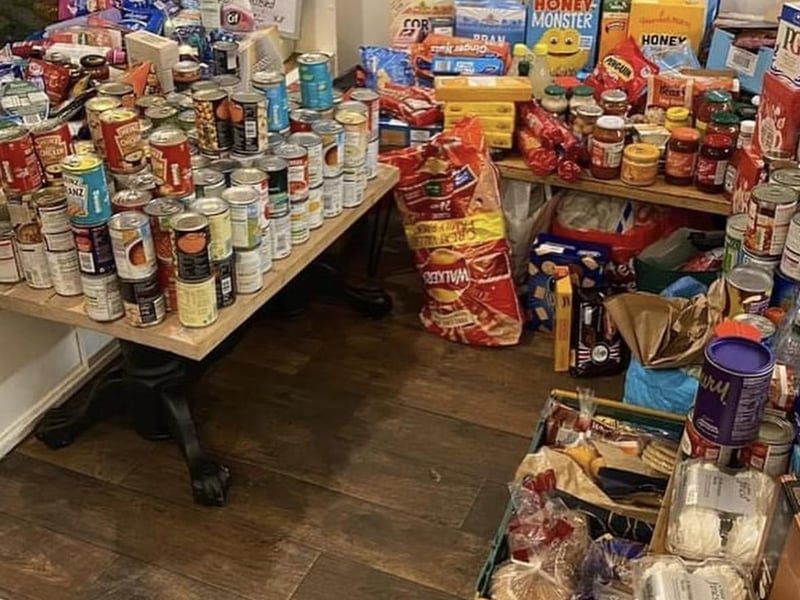 Bee Sweet became a food bank when it couldn't open due to Covid lockdowns. Picture: Sabrina Reed photography
