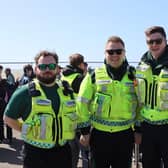 Medical Response Teams were on hand as competitors crossed the finish line at Hove Lawns.