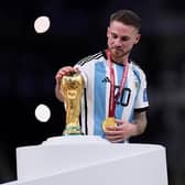 Alexis Mac Allister has returned to Brighton following his World Cup triumph in Qatar with Argentina