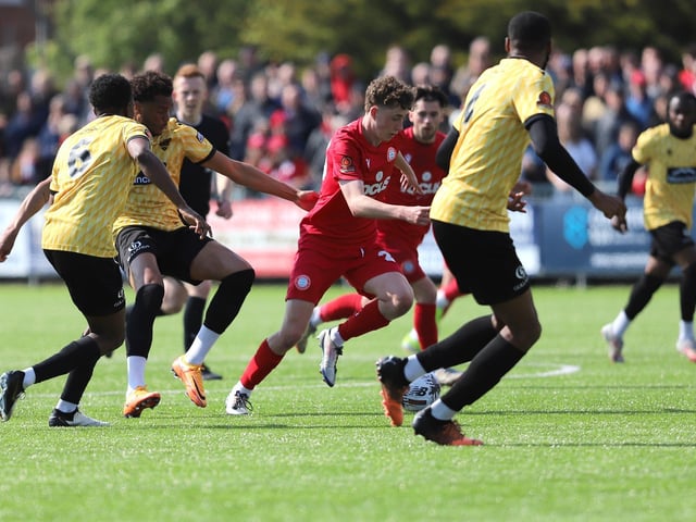 Worthing beat Maidstone in the National South play-off semi-final at a packed Woodside Road