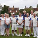 Finalists and Sponsors at Staplecross Bowls Club. Picture: submitted