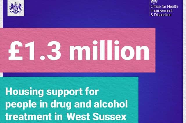 Henry Smith MP welcomes £1.3 million to improve housing support for drug and alcohol recovery in West Sussex